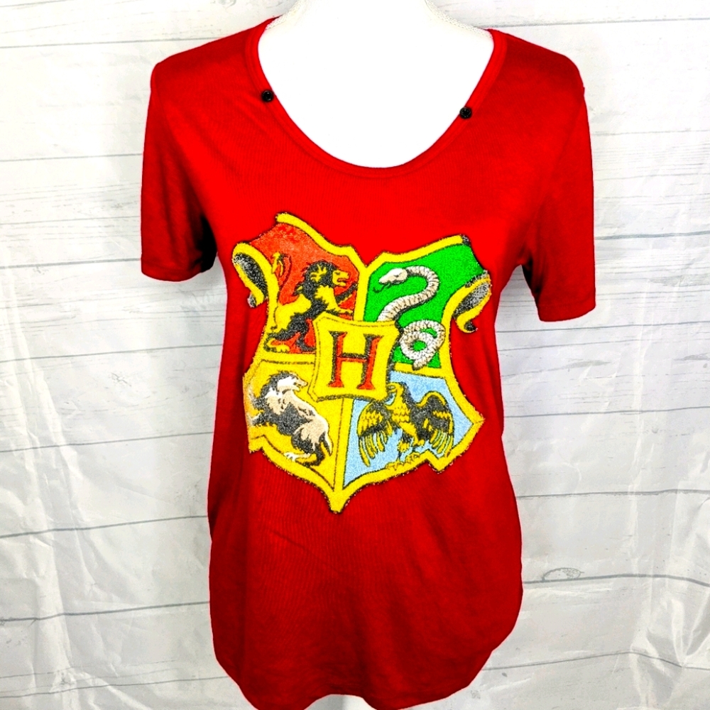 Harry Potter Hogwarts Houses Shirt Unique Medium